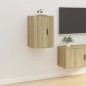vidaXL Mueble para TV de pared roble Sonoma 40x34,5x60 cm