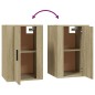 vidaXL Mueble para TV de pared roble Sonoma 40x34,5x60 cm