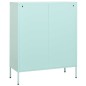 vidaXL Armario de almacenamiento acero verde mint 80x35x101,5 cm vidaXL Armario de almacenamiento acero verde mint 80x35x101,5 cm