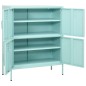 vidaXL Armario de almacenamiento acero verde mint 80x35x101,5 cm vidaXL Armario de almacenamiento acero verde mint 80x35x101,5 cm