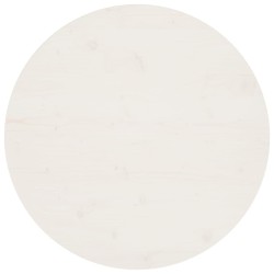 vidaXL Superficie de mesa madera maciza de pino blanco Ø80x2,5 cm