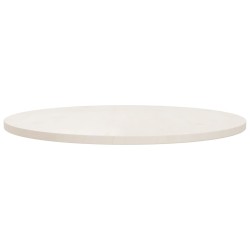 vidaXL Superficie de mesa madera maciza de pino blanco Ø80x2,5 cm