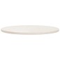 vidaXL Superficie de mesa madera maciza de pino blanco Ø80x2,5 cm vidaXL Superficie de mesa madera maciza de pino blanco Ø80x2,5 cm