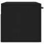 vidaXL Armario de pared madera de ingeniería negro 80x36,5x35 cm vidaXL Armario de pared madera de ingeniería negro 80x36,5x35 cm