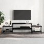 vidaXL Mueble para TV madera contrachapada negro 197x35x52 cm vidaXL Mueble para TV madera contrachapada negro 197x35x52 cm