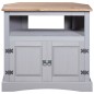 vidaXL Mesa consola Corona Range de pino mexicano gris 80x43x78 cm vidaXL Mesa consola Corona Range de pino mexicano gris 80x43x78 cm