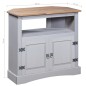 vidaXL Mesa consola Corona Range de pino mexicano gris 80x43x78 cm vidaXL Mesa consola Corona Range de pino mexicano gris 80x43x78 cm