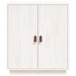 vidaXL Aparador de madera maciza de pino blanco 65,5x40x75 cm vidaXL Aparador de madera maciza de pino blanco 65,5x40x75 cm