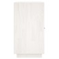 vidaXL Aparador de madera maciza de pino blanco 65,5x40x75 cm vidaXL Aparador de madera maciza de pino blanco 65,5x40x75 cm