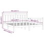 vidaXL Estructura de cama de madera maciza de pino gris 200x200 cm vidaXL Estructura de cama de madera maciza de pino gris 200x200 cm