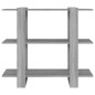 vidaXL Estantería/divisor de espacios gris Sonoma 100x30x87 cm vidaXL Estantería/divisor de espacios gris Sonoma 100x30x87 cm