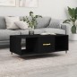vidaXL Mesa de centro madera contrachapada negro 102x50x40 cm vidaXL Mesa de centro madera contrachapada negro 102x50x40 cm