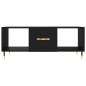 vidaXL Mesa de centro madera contrachapada negro 102x50x40 cm vidaXL Mesa de centro madera contrachapada negro 102x50x40 cm