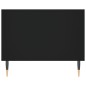 vidaXL Mesa de centro madera contrachapada negro 102x50x40 cm vidaXL Mesa de centro madera contrachapada negro 102x50x40 cm