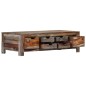 vidaXL Mesa de centro madera maciza de sheesham gris 100x50x30 cm vidaXL Mesa de centro madera maciza de sheesham gris 100x50x30 cm