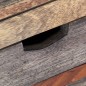 vidaXL Mesa de centro madera maciza de sheesham gris 100x50x30 cm vidaXL Mesa de centro madera maciza de sheesham gris 100x50x30 cm