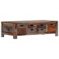 vidaXL Mesa de centro madera maciza de sheesham gris 100x50x30 cm vidaXL Mesa de centro madera maciza de sheesham gris 100x50x30 cm