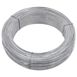 vidaXL Alambre para atar vallas acero 250 m 3,8 mm