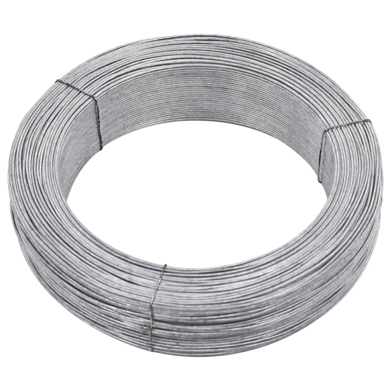vidaXL Alambre para atar vallas acero 250 m 3,8 mm vidaXL Alambre para atar vallas acero 250 m 3,8 mm