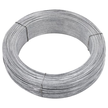 vidaXL Alambre para atar vallas acero 250 m 3,8 mm