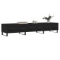 vidaXL Mueble de TV madera de ingeniería negro 150x36x30 cm vidaXL Mueble de TV madera de ingeniería negro 150x36x30 cm