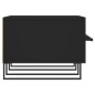 vidaXL Mueble de TV madera de ingeniería negro 150x36x30 cm vidaXL Mueble de TV madera de ingeniería negro 150x36x30 cm