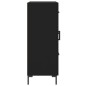 vidaXL Aparador de madera de ingeniería negro 69,5x34x90 cm vidaXL Aparador de madera de ingeniería negro 69,5x34x90 cm