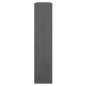 vidaXL Cubierta de radiador madera maciza de pino gris 79,5x19x84 cm vidaXL Cubierta de radiador madera maciza de pino gris 79,5x19x84 cm