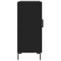 vidaXL Aparador de madera de ingeniería negro 90x34x80 cm vidaXL Aparador de madera de ingeniería negro 90x34x80 cm