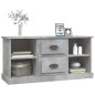 vidaXL Mueble de TV madera contrachapada gris hormigón 99,5x35,5x48 cm vidaXL Mueble de TV madera contrachapada gris hormigón 99,5x35,5x48 cm