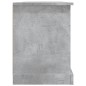 vidaXL Mueble de TV madera contrachapada gris hormigón 99,5x35,5x48 cm vidaXL Mueble de TV madera contrachapada gris hormigón 99,5x35,5x48 cm