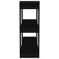 vidaXL Estantería/divisor de espacios negro 100x30x87 cm