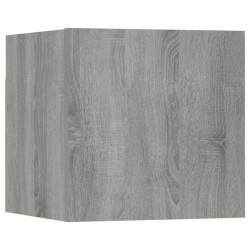 vidaXL Mueble para TV de pared gris Sonoma 30,5x30x30 cm