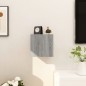 vidaXL Mueble para TV de pared gris Sonoma 30,5x30x30 cm