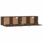 vidaXL Armarios pared 2 uds contrachapada roble marrón 60x36,5x35cm vidaXL Armarios pared 2 uds contrachapada roble marrón 60x36,5x35cm