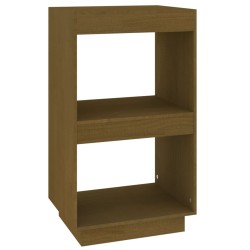 vidaXL Estantería de madera maciza de pino marrón miel 40x35x71 cm