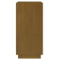 vidaXL Estantería de madera maciza de pino marrón miel 40x35x71 cm