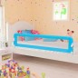 vidaXL Barandilla de seguridad cama de niño poliéster azul 180x42 cm vidaXL Barandilla de seguridad cama de niño poliéster azul 180x42 cm