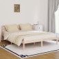 vidaXL Estructura de cama de madera maciza de pino 160x200 cm