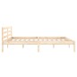 vidaXL Estructura de cama de madera maciza de pino 160x200 cm