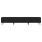 vidaXL Mueble de TV madera de ingeniería negro 150x36x30 cm vidaXL Mueble de TV madera de ingeniería negro 150x36x30 cm