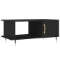 vidaXL Mesa de centro madera contrachapada negro 90x50x40 cm vidaXL Mesa de centro madera contrachapada negro 90x50x40 cm