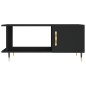 vidaXL Mesa de centro madera contrachapada negro 90x50x40 cm vidaXL Mesa de centro madera contrachapada negro 90x50x40 cm