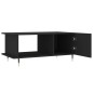 vidaXL Mesa de centro madera contrachapada negro 90x50x40 cm vidaXL Mesa de centro madera contrachapada negro 90x50x40 cm