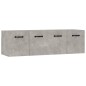 vidaXL Armarios pared 2 uds contrachapada gris hormigón 80x35x36,5 cm vidaXL Armarios pared 2 uds contrachapada gris hormigón 80x35x36,5 cm