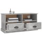 vidaXL Mueble de TV madera contrachapada gris hormigón 93x35,5x45 cm