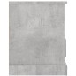 vidaXL Mueble de TV madera contrachapada gris hormigón 93x35,5x45 cm