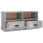 vidaXL Mueble de TV madera contrachapada gris hormigón 93x35,5x45 cm