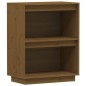 vidaXL Mesa consola de madera maciza de pino marrón miel 60x34x75 cm vidaXL Mesa consola de madera maciza de pino marrón miel 60x34x75 cm