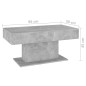 vidaXL Mesa de centro madera contrachapada gris hormigón 96x50x45 cm vidaXL Mesa de centro madera contrachapada gris hormigón 96x50x45 cm